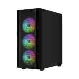 CASE GAMDIAS AURA GC2 ELITE BLACK ARGB – MID TOWER | 4 FAN ARGB | HỖ TRỢ VGA 340MM